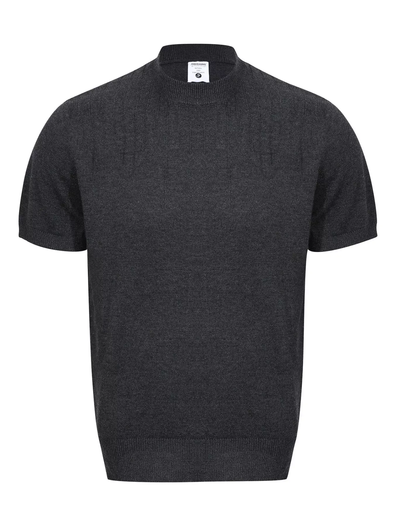 Men's Mock Neck Short Sleeve Knit Top