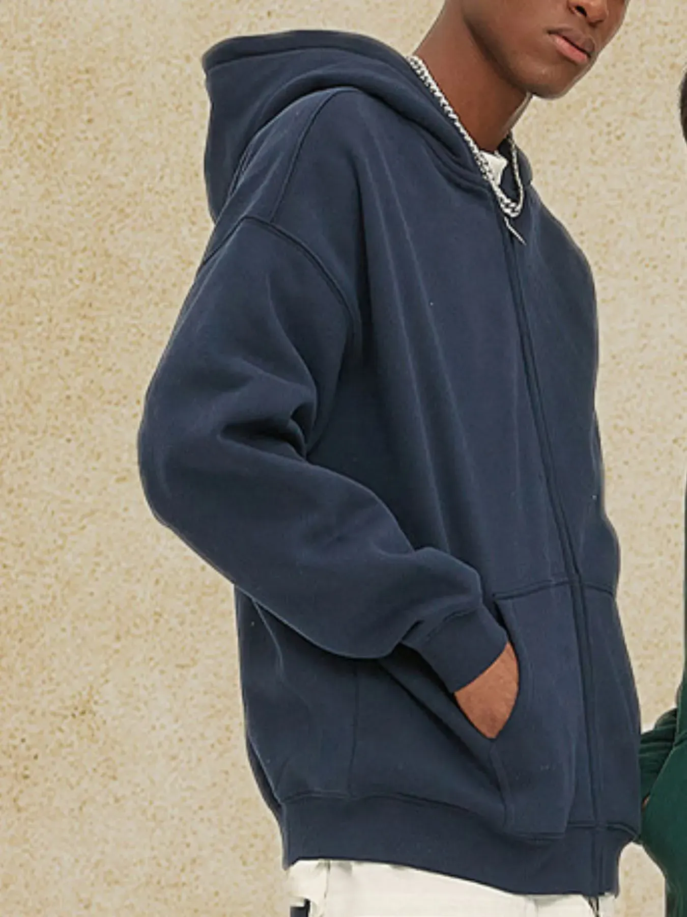 Men's Zip-Up Fleece Hoodie